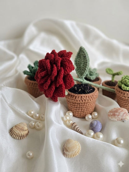 Crochet rose
