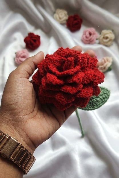 Crochet rose