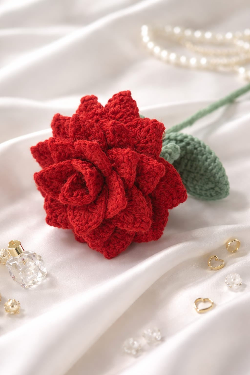 Crochet rose
